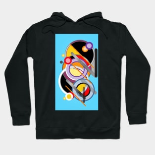 Expressive automatism abstract 4837 Hoodie